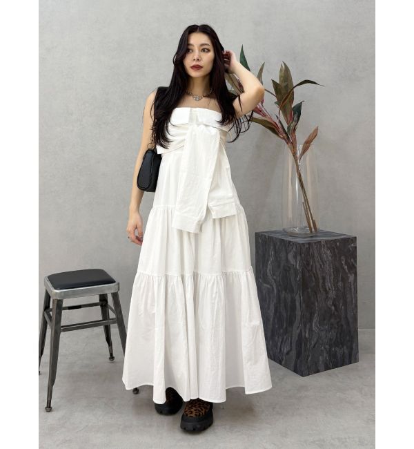 EVRIS「シャツデザインロングワンピース」|ワンピース|