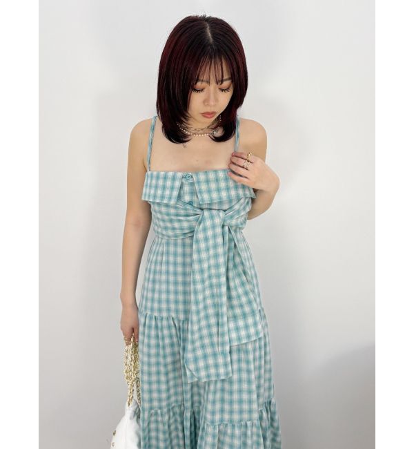 EVRIS「シャツデザインロングワンピース」|ワンピース|