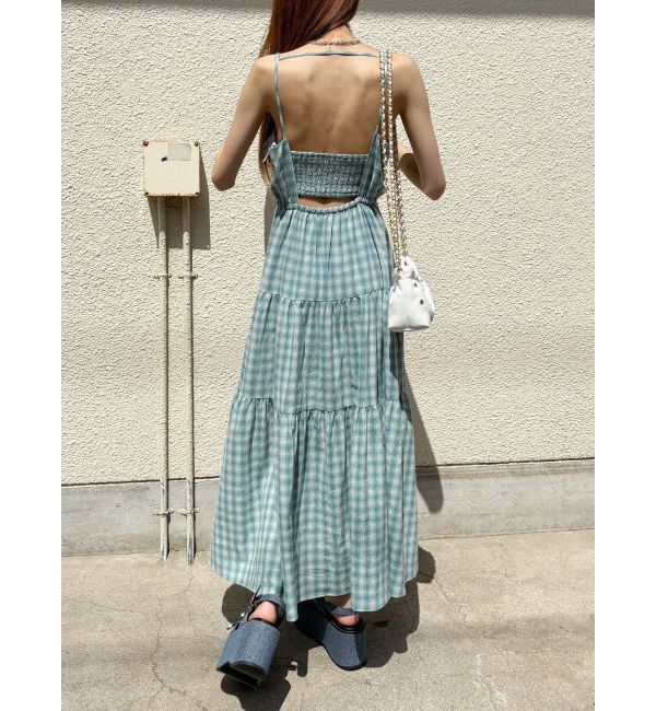 EVRIS「シャツデザインロングワンピース」|ワンピース|