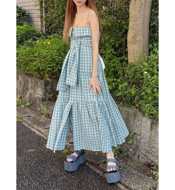 EVRIS「シャツデザインロングワンピース」|ワンピース|