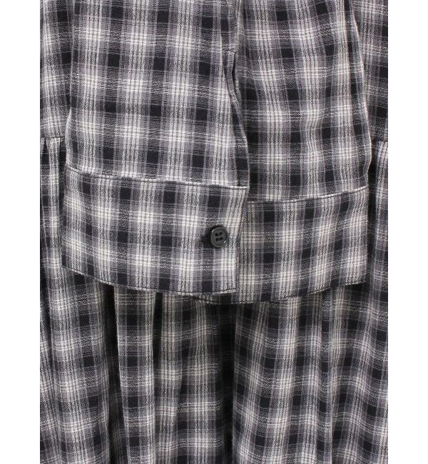 EVRIS「シャツデザインロングワンピース」|ワンピース|