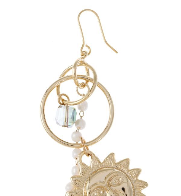 EVRIS「BALL CHAIN SUNNY ピアス」|ピアス|