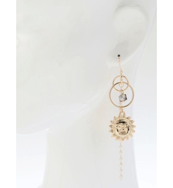 EVRIS「BALL CHAIN SUNNY ピアス」|ピアス|