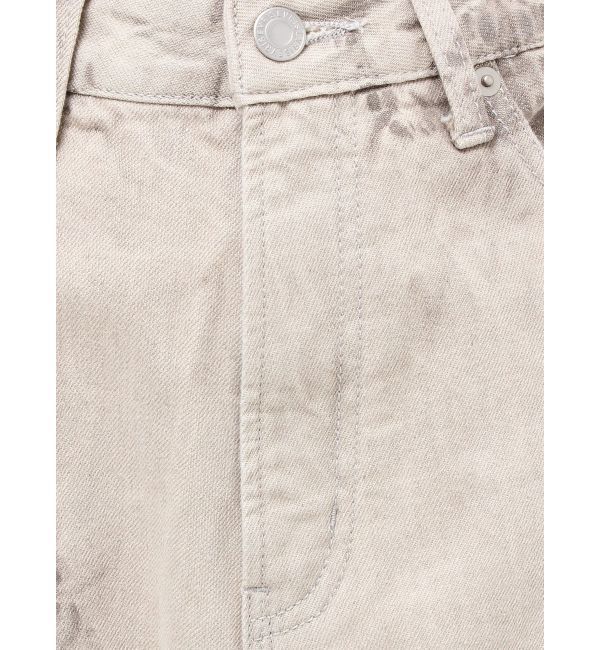 EVRIS「マーブルワイドデニムパンツ」|デニム|