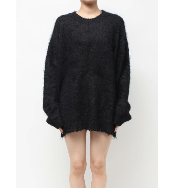 EVRIS「マフラーSETシャギーニットトップス」|ニット・セーター|