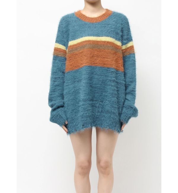 EVRIS「マフラーSETシャギーニットトップス」|ニット・セーター|