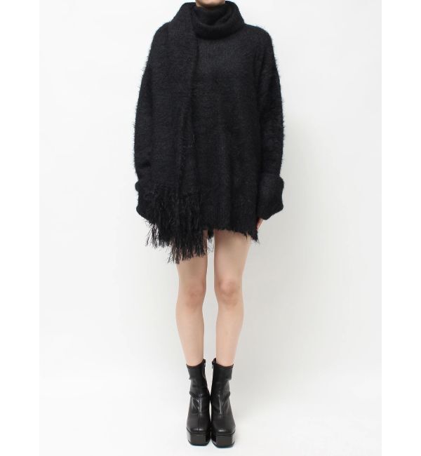 EVRIS「マフラーSETシャギーニットトップス」|ニット・セーター|