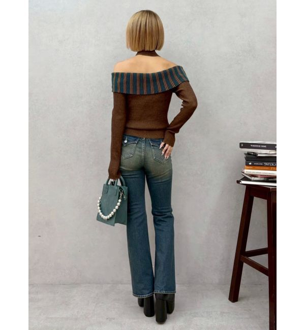 EVRIS「チョーカーSETオフショルニットトップス」|ニット・セーター|