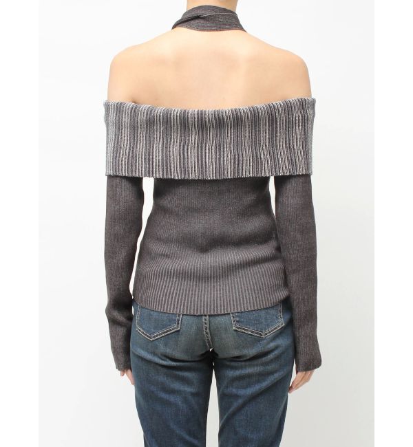 EVRIS「チョーカーSETオフショルニットトップス」|ニット・セーター|