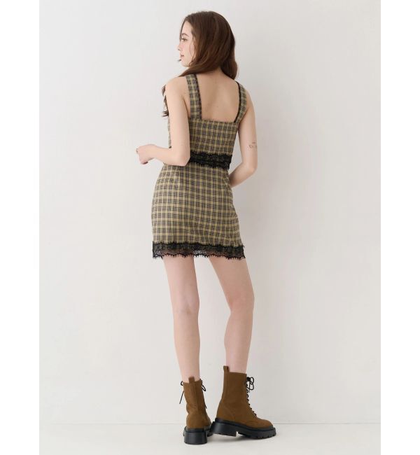 EVRIS「レースアップリボンビスチェ【セットアップ着用可能】」|タンクトップ|