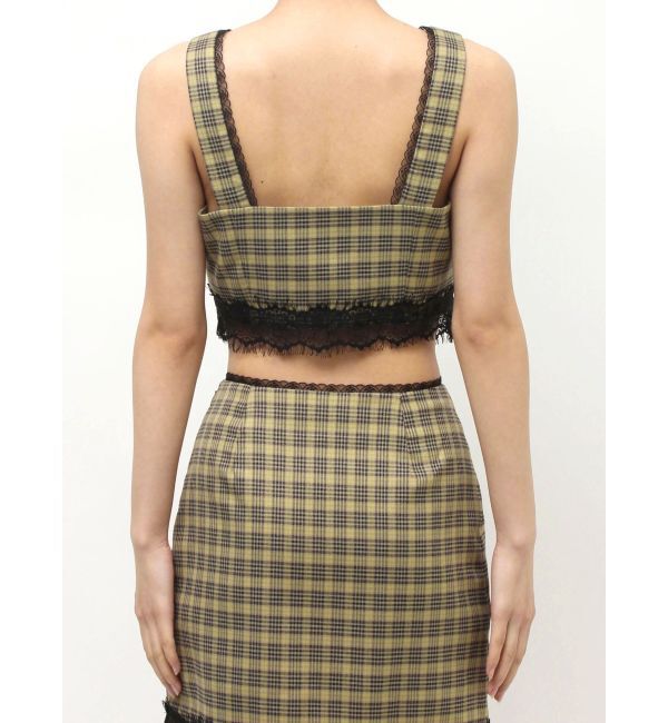 EVRIS「レースアップリボンビスチェ【セットアップ着用可能】」|タンクトップ|