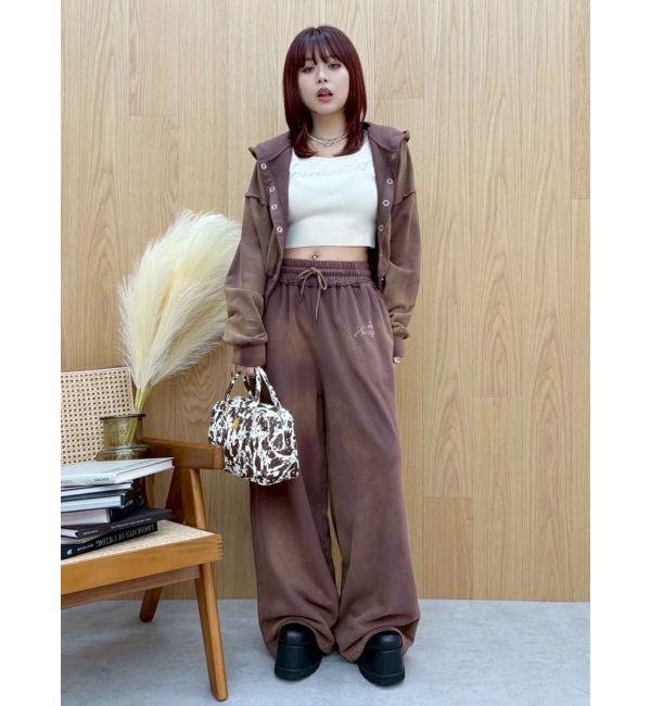 EVRIS「パウダースウェットワイドパンツ【セットアップ着用可能】」|その他|