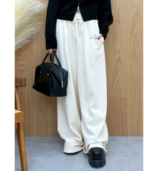 EVRIS「パウダースウェットワイドパンツ【セットアップ着用可能】」|その他|