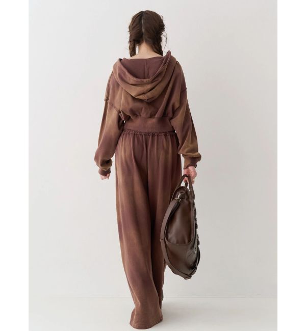 EVRIS「パウダーショートスウェットフーディー【セットアップ着用可能】」|パーカー|