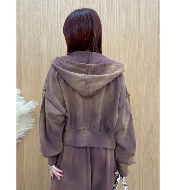 EVRIS「パウダーショートスウェットフーディー【セットアップ着用可能】」|パーカー|