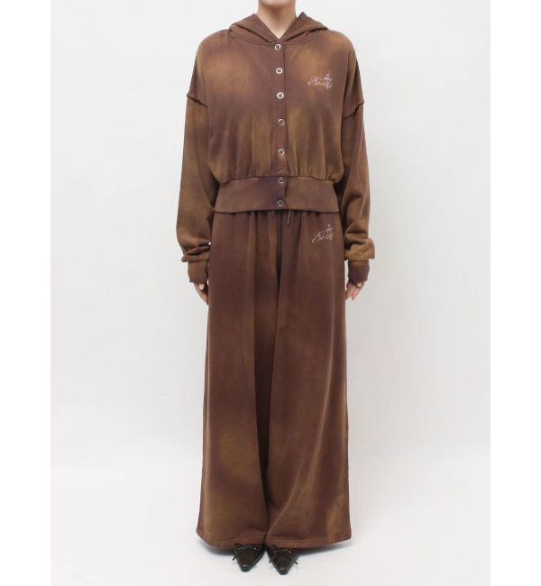 EVRIS「パウダーショートスウェットフーディー【セットアップ着用可能】」|パーカー|