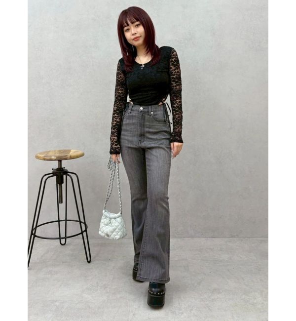 EVRIS「レースアップボディースーツ」|Tシャツ・カットソー|