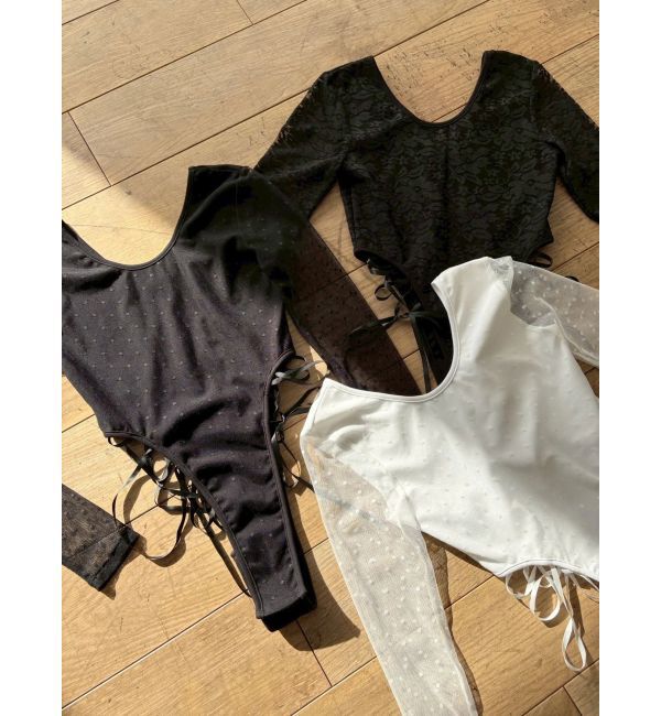 EVRIS「レースアップボディースーツ」|Tシャツ・カットソー|