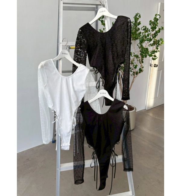 EVRIS「レースアップボディースーツ」|Tシャツ・カットソー|