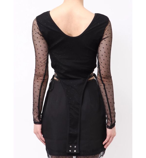 EVRIS「レースアップボディースーツ」|Tシャツ・カットソー|