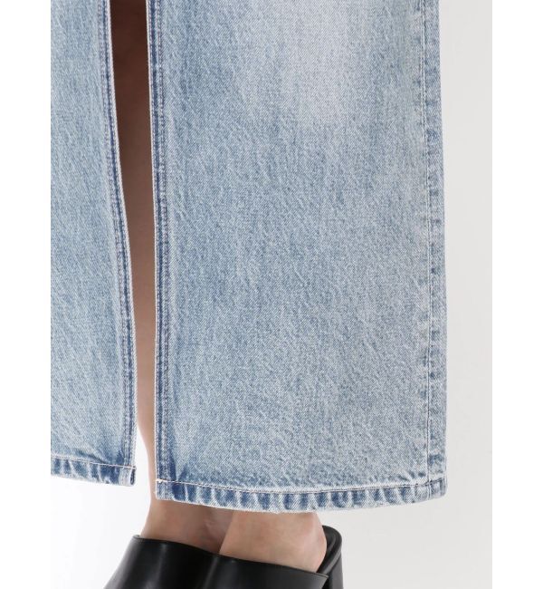 EVRIS「レースグラフィックロングデニムスカート」|スカート|