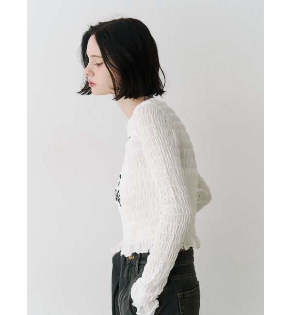 jouetie「カットアウトシャーリングトップス」|Tシャツ・カットソー|