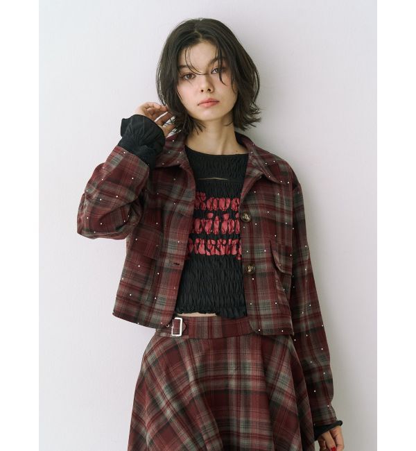 jouetie「カットアウトシャーリングトップス」|Tシャツ・カットソー|