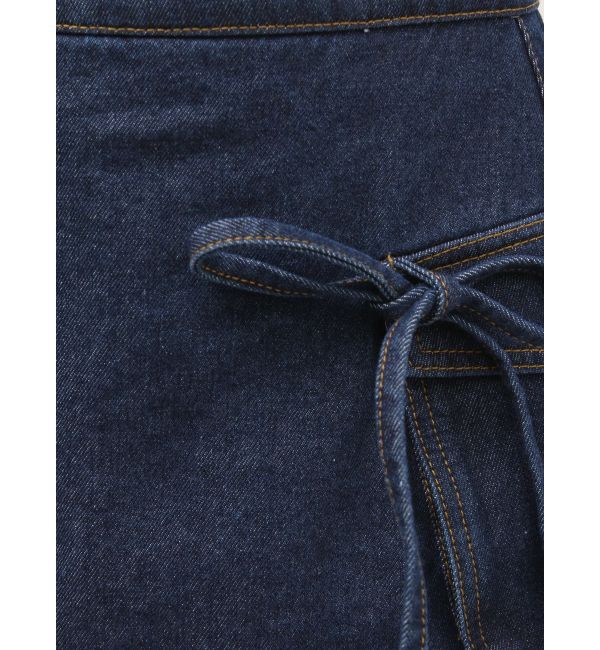 jouetie「リボンデニムスカパン【セットアップ対応】」|デニム|