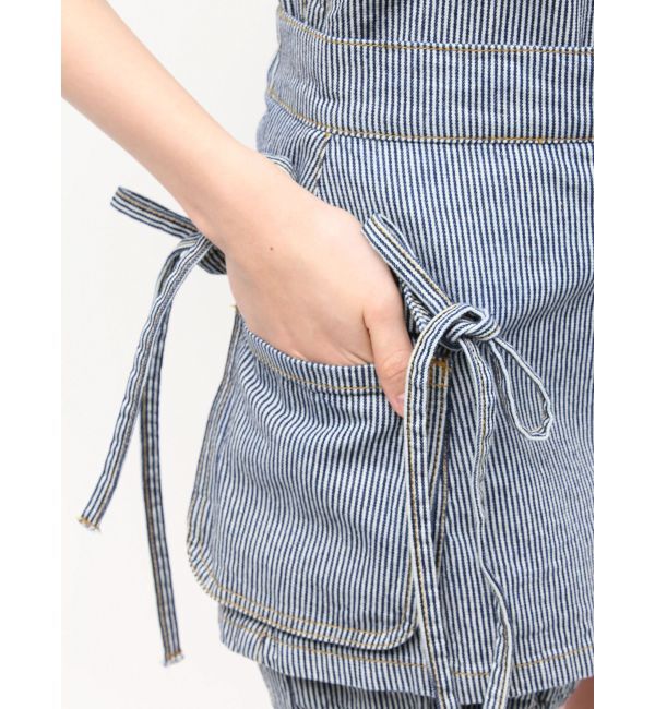 jouetie「リボンデニムスカパン【セットアップ対応】」|デニム|