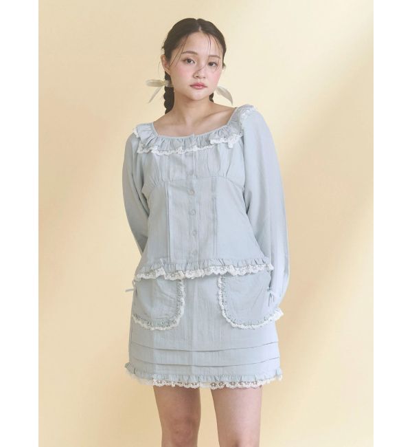 merry jenny「sugar square blouse」|シャツ・ブラウス|