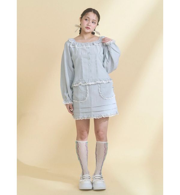 merry jenny「sugar square blouse」|シャツ・ブラウス|