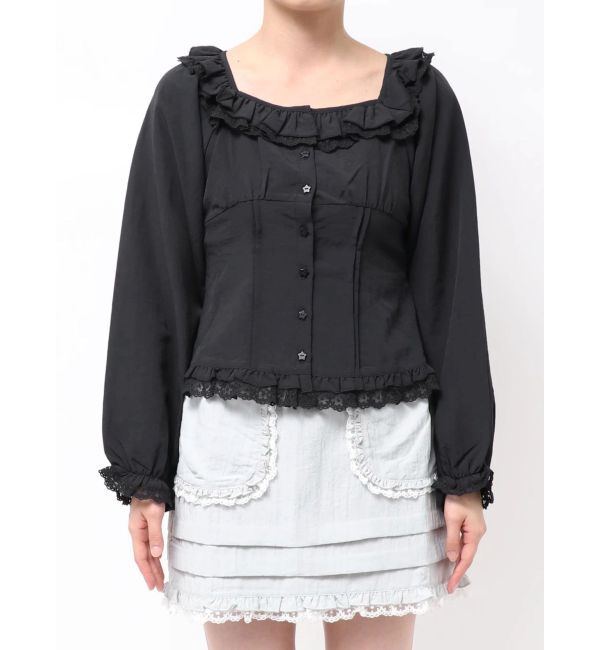 merry jenny「sugar square blouse」|シャツ・ブラウス|