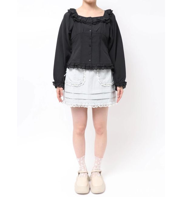 merry jenny「sugar square blouse」|シャツ・ブラウス|