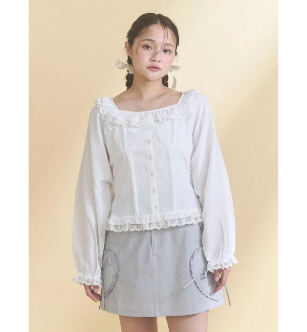 merry jenny「sugar square blouse」|シャツ・ブラウス|