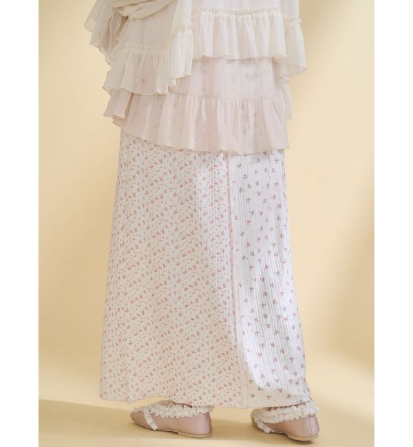 merry jenny「ミックスフラワーメロースカート」|スカート|