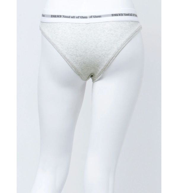 GYDA「BM＆WB JQリブUNDERWEAR」|インナー|