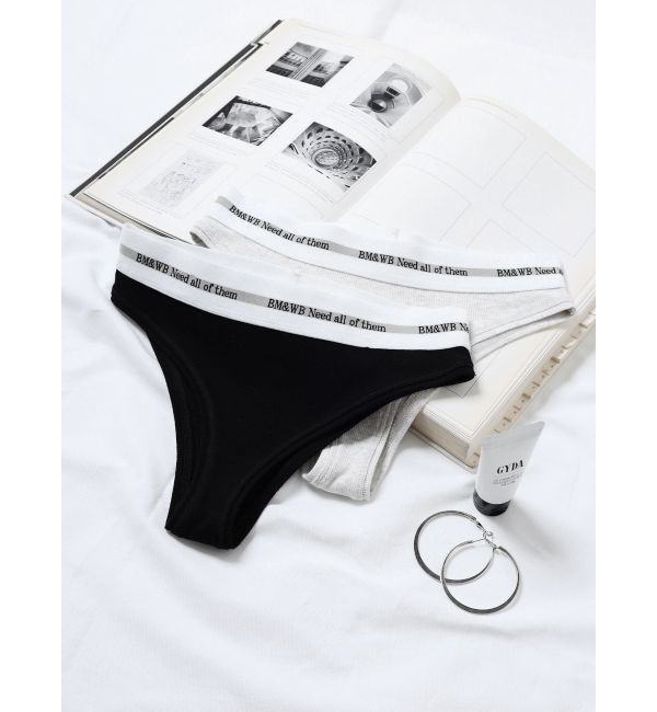 GYDA「BM＆WB JQリブUNDERWEAR」|インナー|