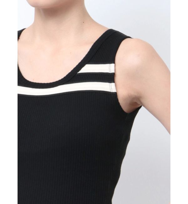 GYDA「ネックラインノースリーブタイトミニワンピース」|ワンピース|