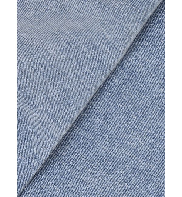 GYDA「ハイウエストThighs cutデザインダメージワイドデニムパンツ」|デニム|