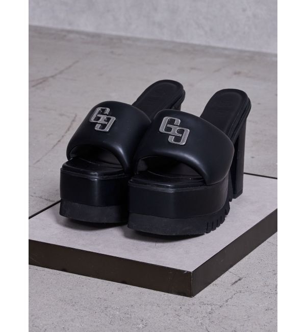 GYDA「GG PUFFYタンクソールサンダル」|サンダル|ブラック