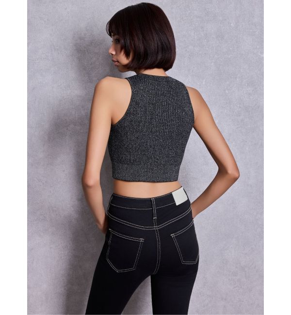 GYDA「GG bijou MOLDラメアメスリニットトップス」|ニット・セーター|