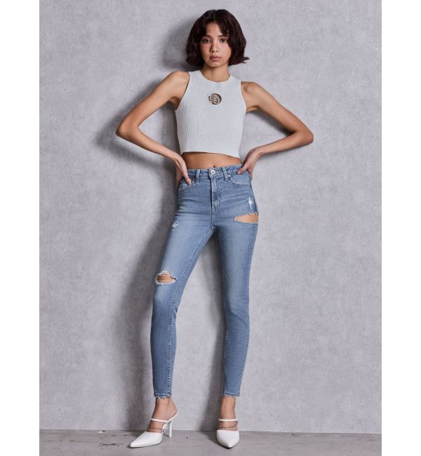 GYDA「GG bijou MOLDラメアメスリニットトップス」|ニット・セーター|