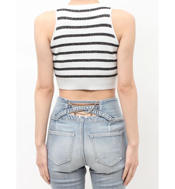 GYDA「GG bijou MOLDラメアメスリニットトップス」|ニット・セーター|