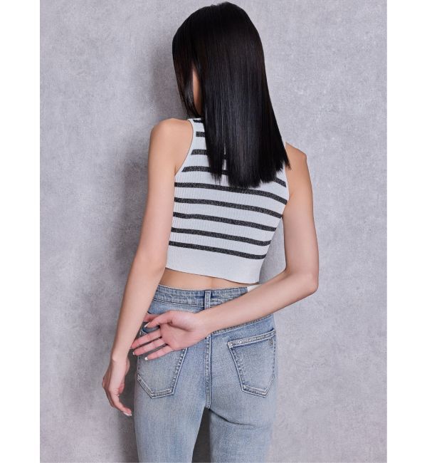 GYDA「GG bijou MOLDラメアメスリニットトップス」|ニット・セーター|