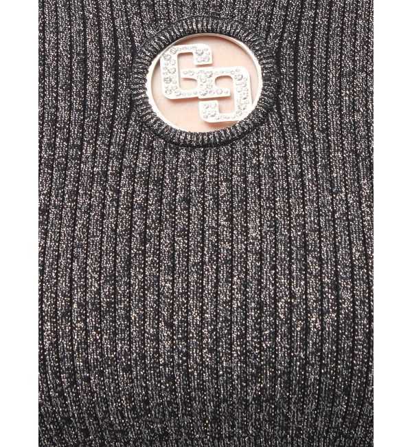GYDA「GG bijou MOLDラメアメスリニットトップス」|ニット・セーター|