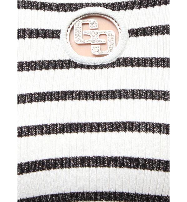 GYDA「GG bijou MOLDラメアメスリニットトップス」|ニット・セーター|