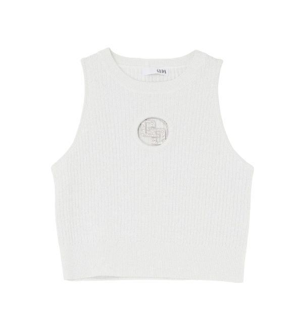 GYDA「GG bijou MOLDラメアメスリニットトップス」|ニット・セーター|