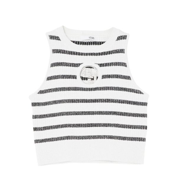 GYDA「GG bijou MOLDラメアメスリニットトップス」|ニット・セーター|