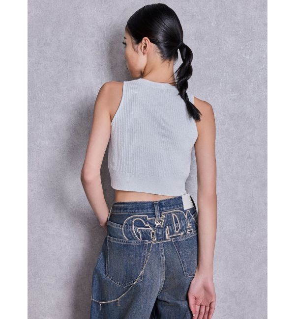 GYDA「GG bijou MOLDラメアメスリニットトップス」|ニット・セーター|