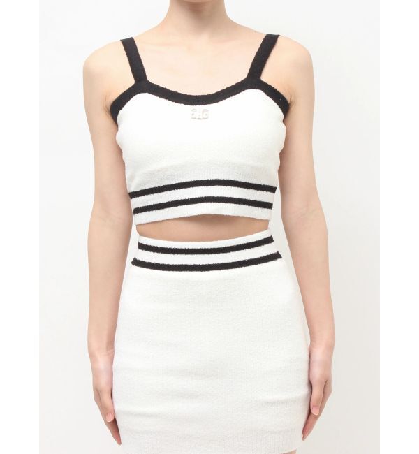 GYDA「Symmetry GYDAパイルニットビスチェ」|キャミソール|